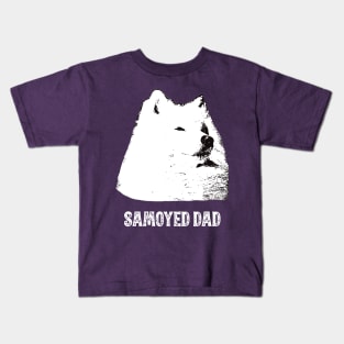 Samoyed Dad Kids T-Shirt